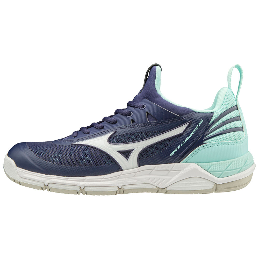 Womens Mizuno Wave Luminous NB Netball Shoes Navy/Blue Philippines (NAOEXK795)